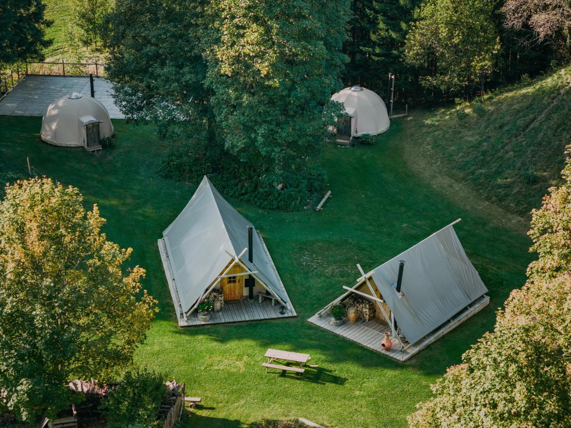 Altipik - Lodges Insolites Mont-Saxonnex Exterior foto