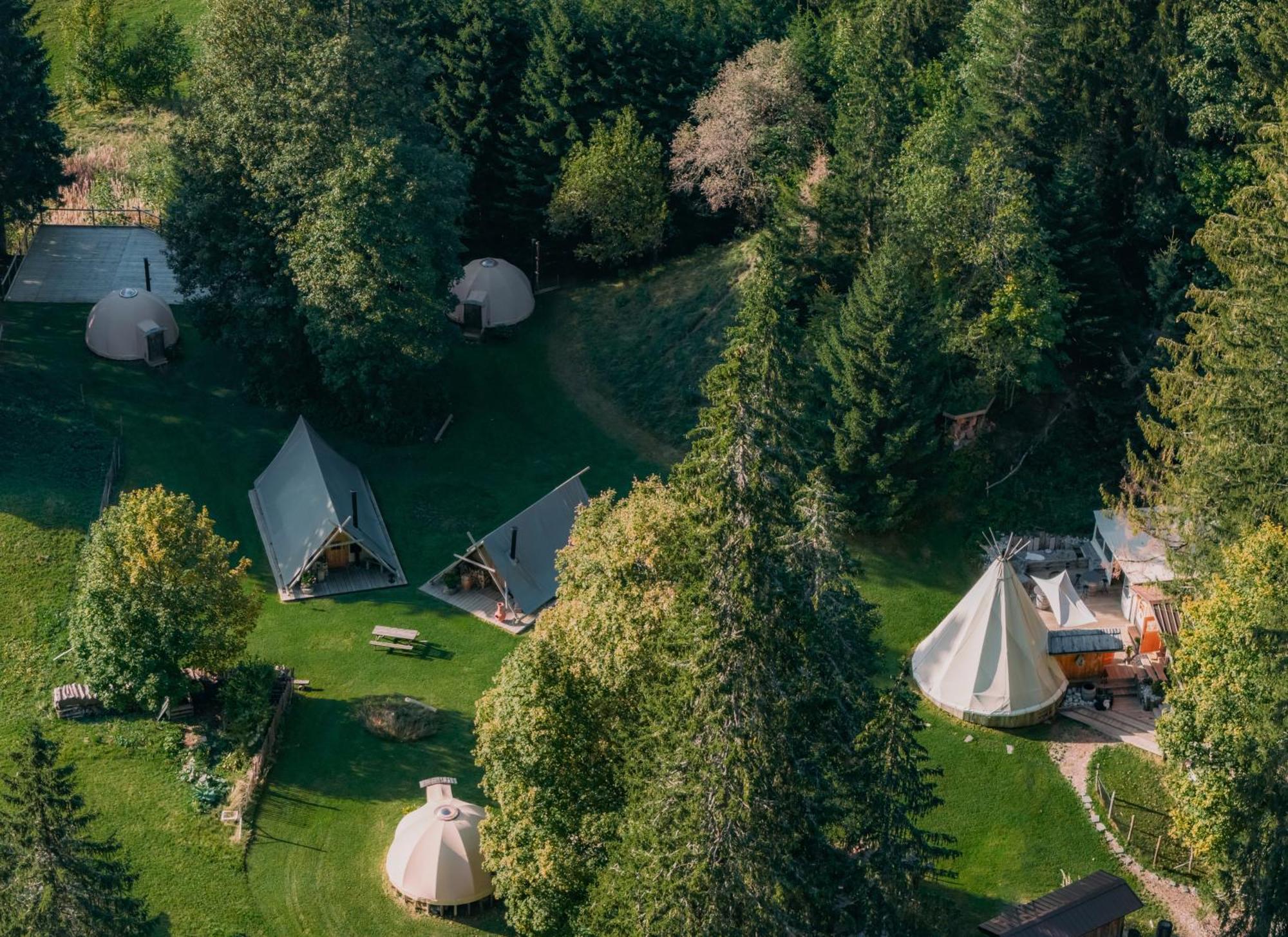Altipik - Lodges Insolites Mont-Saxonnex Exterior foto